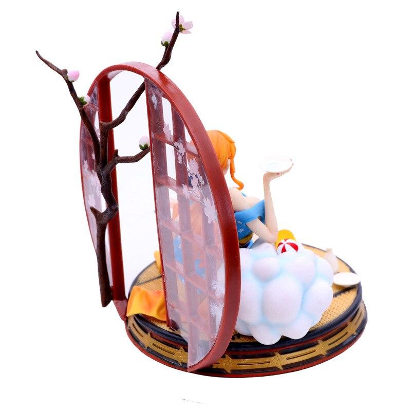 Wano Country Kimono Nami Action Figure 26cm Model Anime Prototype Statue Collection Toy Desktop Decoration Figma