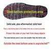 Men's Puncture-Resistant Steel Toe Rain Boots – Mid-Calf Rubber Work Shoes for Construction & Fishing