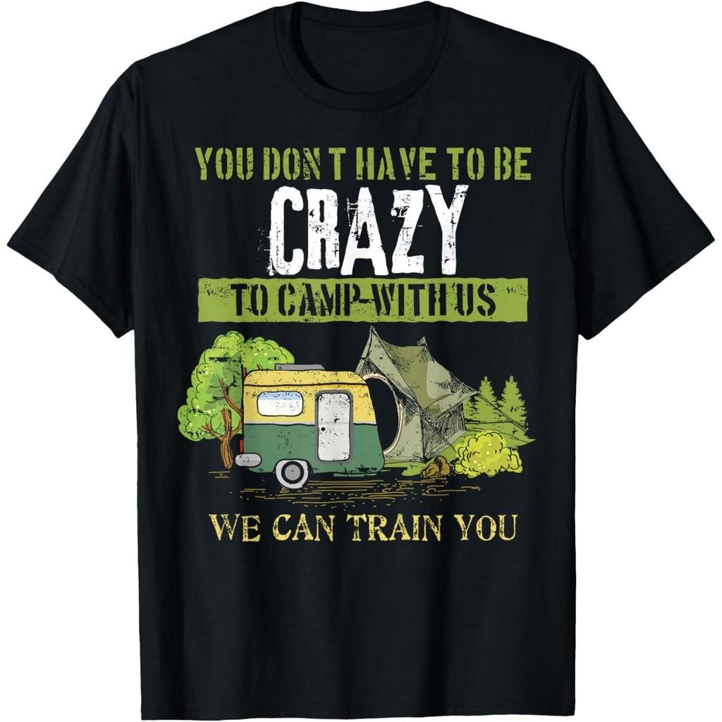 Grappig Kampeerliefhebber Gekke Kampeer grap Cadeau Ontwerp Idee T-shirt