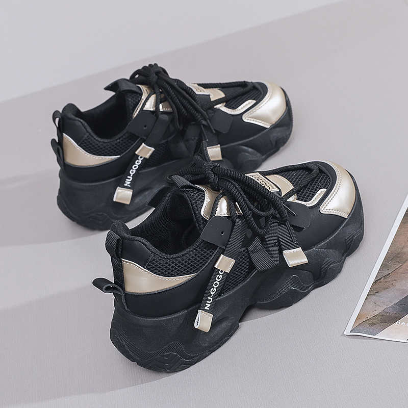 Fashion Increases Height Net Luxury Loafers Woman Mary Jane Youth Sneakers Women's Shoes 34 Size Sports Outings Shoess Tenids
