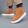 Plus Size High Top Massive Sports Sock Boot New Men Sock Sneakers Man Running Sport Shoes White Sports Shoes Knit Gym Male Shoes