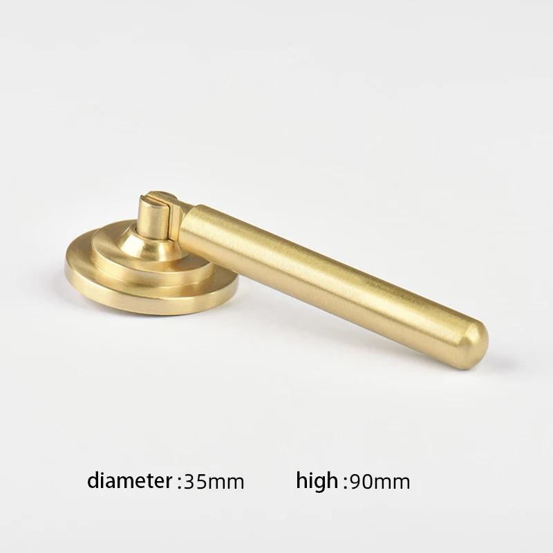 Round Brass Dresser Knobs Drawer Handle Cabinet Door Handle Antique Antique Kitchen furniture Hardware Knob Kitchen  Handles
