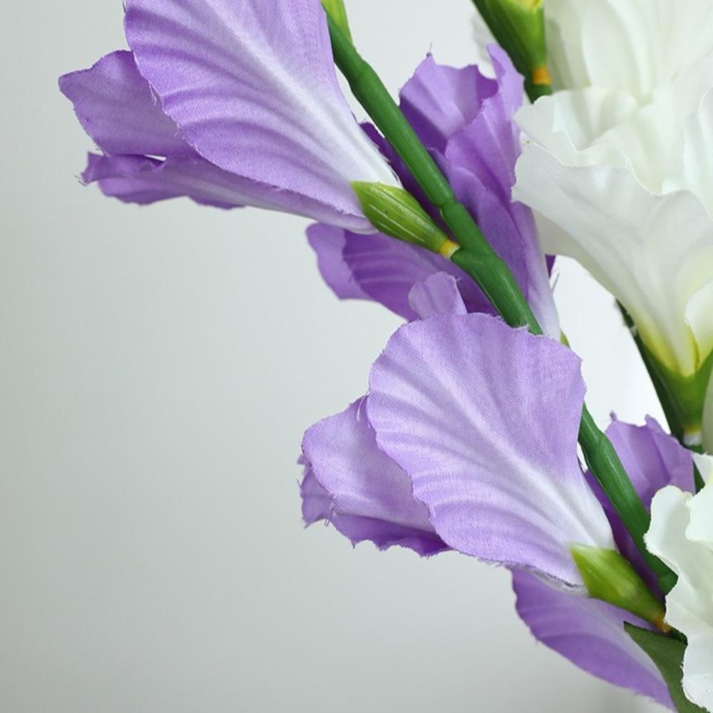 84cm Artificial Gladiolus Branch Floral Art Fake Flowers  Holiday Party Decor