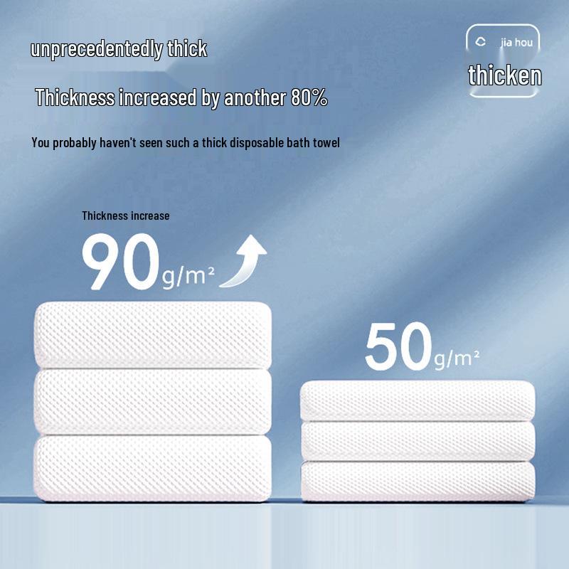 Individually Packaged Compressed Disposable Travel Bath Towels - Thickened & Enlarged for Hotel and Travel Use