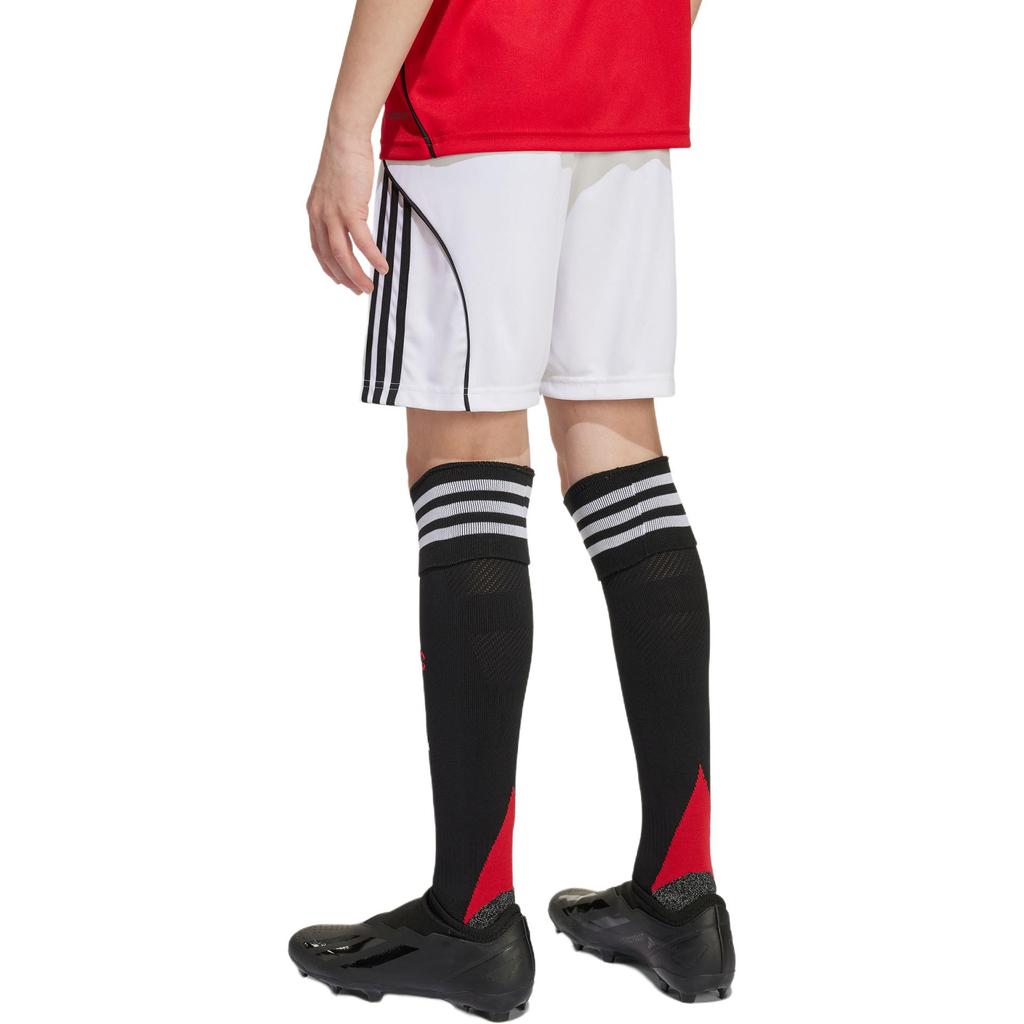 Adidas Manchester United 25/26 Home Shorts Aeroready Series Quick-Dry Football Shorts Kids Shorts JP3017
