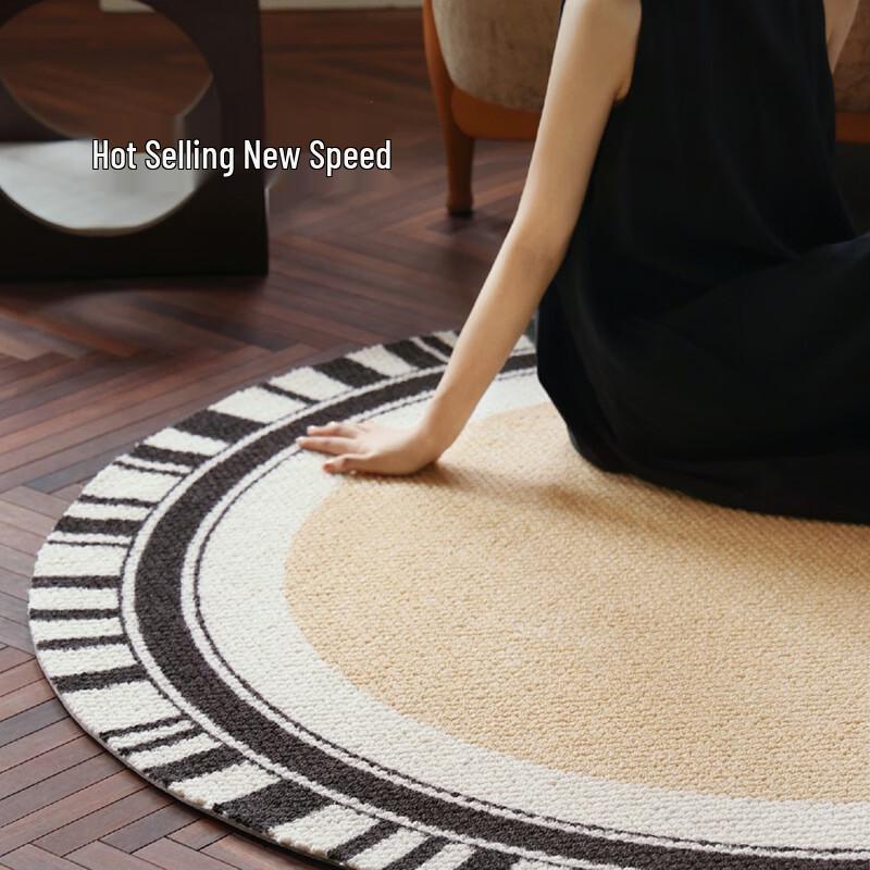 Saibosi Dream Paris Wool Round Rug 100cm x 100cm