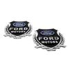 KLYD4 For Ford Focus Mondeo Kuga Fiesta Escort Mustang Explorer Excape Edge Taurus Metal Emblem 3D Car Side Sticker Motors Logo Badge