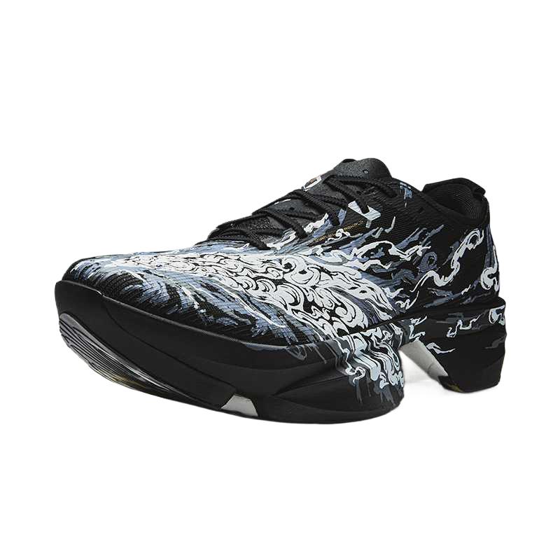 Anta C10 Balance Color Block Round Toe Lace-Up Shock Absorbing Wear-Resistant Low-Top Casual Running Shoes Men Sneakers 112635576-1