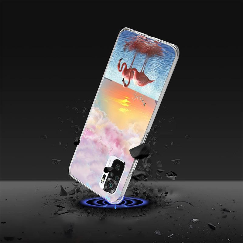 Pink Red Flamingo Cover Phone Case For Xiaomi Redmi Note 15 14 13 12 11 10 Pro Plus 14S 12S 11S 11T 11E 10S Soft Fundas Shell Re