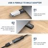USB 3.1 to Type C Adapter Male Female OTG Connectors for Fast Data Transfer Up to 10Gbps for Multiple Devices