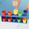Guess The Cup Game - Colorful Sorting Challenge for Kids, Fun Memory & Logic Game with 12 Cups, Dual Player Blind Guessing, Ideal Holiday Gift