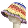 Rainbow Grass Bucket Hat With Wide Brim For Sun Protection And Summer Wear