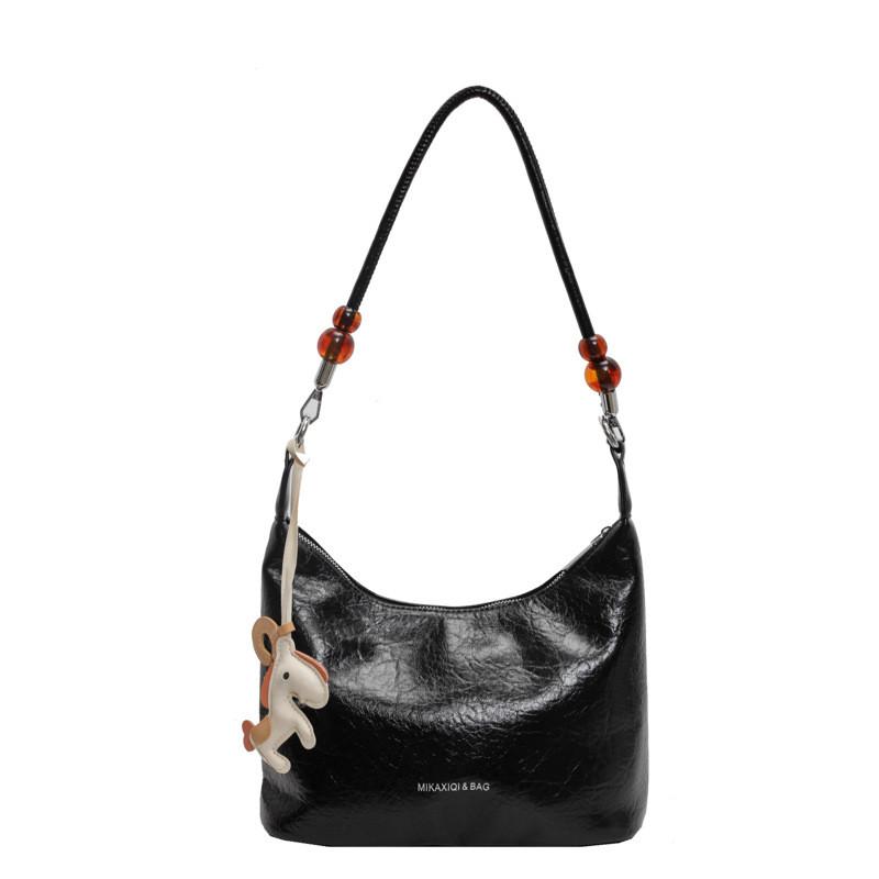 IELGY Korean Version Simple All-Match Fashion Trend Underarm Bag No Pendant