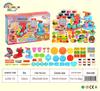 DIY Cake & Ice Cream Play Dough Noodle Maker Set - Clay Molds & Tools for Kids