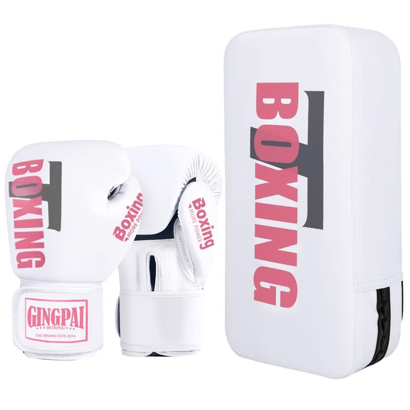 Boxing Gloves Set With Hand Targets Foot Target Kids Adults Training Sparring MMA Kickboxing