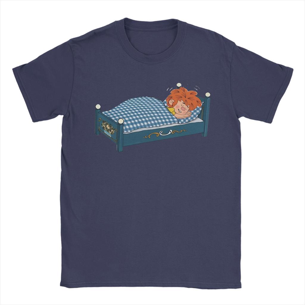 Pumuckl Got Tired And Went To Sleep Cotton Tshirt For Male Beach Vintage T Shirts Harajuku Tees Plus Size Print Tops