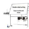 Mobile Magnetic Whiteboard Stand for Office, Meetings, Teaching, and Displays