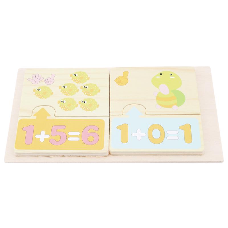 Baby Toys Animal Digital Operation Pairing Blocks Wooden Toy Child Educational Math Toy Infant Birth