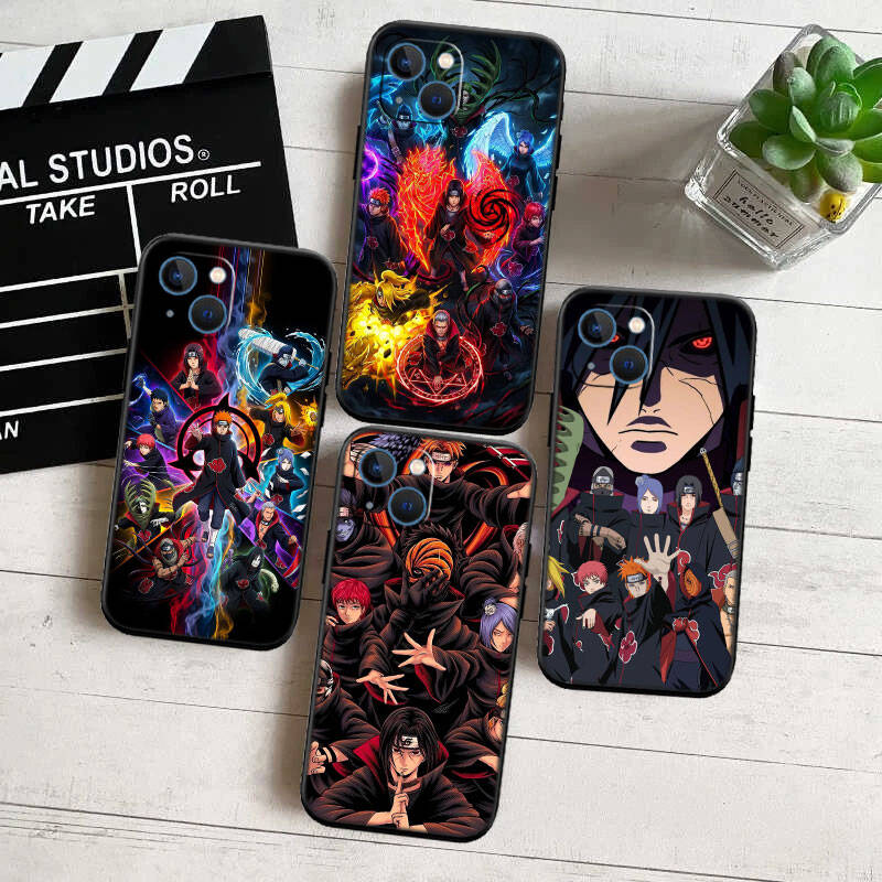MH96 Naruto Akatsuki Case for Samsung A06 A35 A25 A24 A15 A05S A05 M55 M35 M15 A02 A12 A13 A10 A16 A20 A30 A22 A31 A32 A33 A42 A50