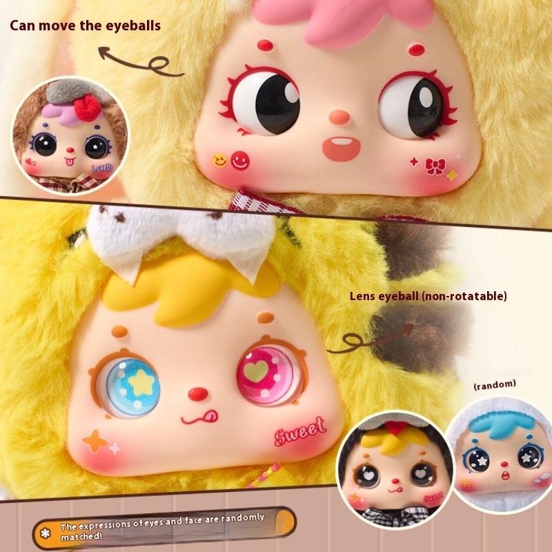Kawaii Samuel Coffee Shop Series Plush Blind Box Doll Bag Pendant Vinyl Action Figures Collectible Toys Mystery Box Gift