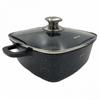 KINGHOFF marmite en marbre 28cm KH-1605 6.5L