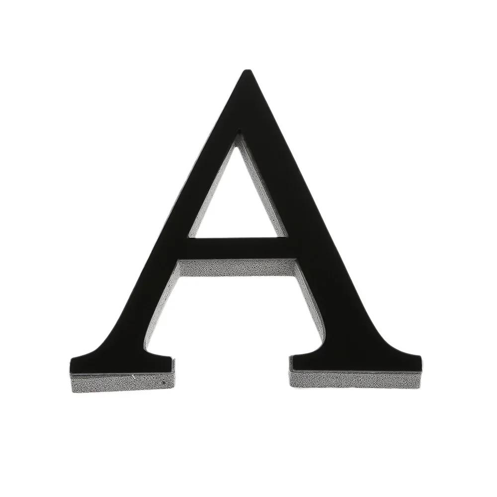 Pegatina de Pared de 26 Letras 3D DIY Espejo Acrílico Decalcomanías Decoración del Hogar Arte de Pared Mural para fiesta boda Navidad Arte de Pared Retro
