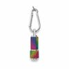 Button Battery Diamond-encrusted Mini Flashlight Carabiner Clip Mini Torches