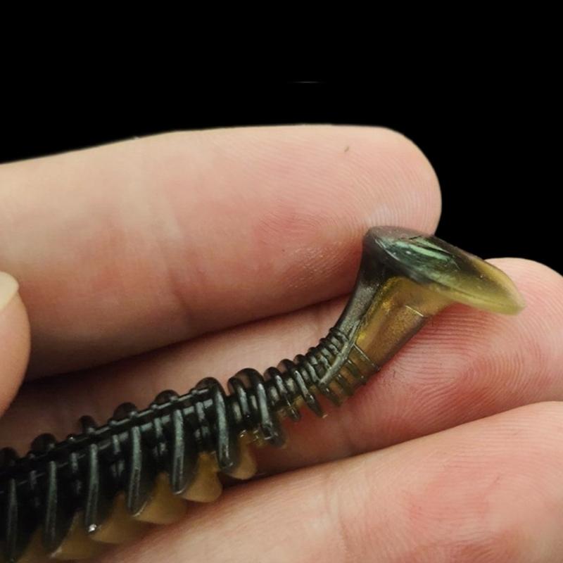Artificial Soft Lures Worm Baits Wobbler  T Tail Soft Baits Paddle Tail Swimbaits Fishing Tackle Lures Enduring