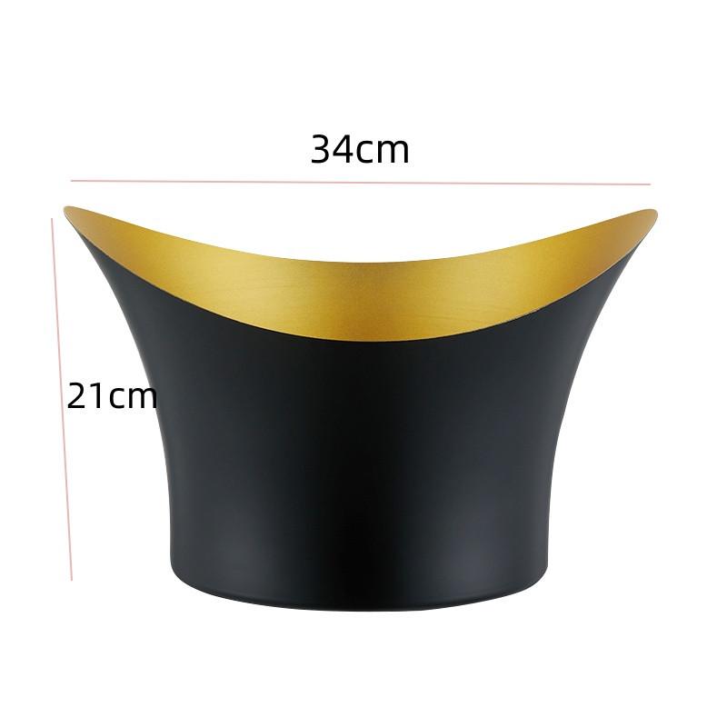 304 stainless steel Deer Head ear GOLD SILVER big ICE BUCKET BOWL CHAMPAGNE Large champagne bar bucket beer bucket basin