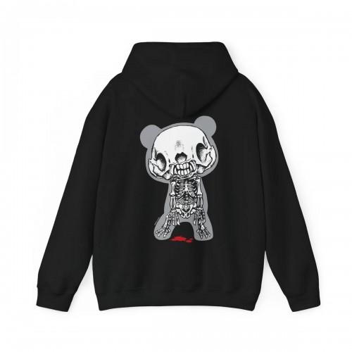 Gloomy Bear Unisex Adult Painted Skeleton Hoodie