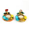 Recycled Material Rajasthani Raja Rani Puppet/Dolls Decorative Tealight Candle Holder (1 Pair)