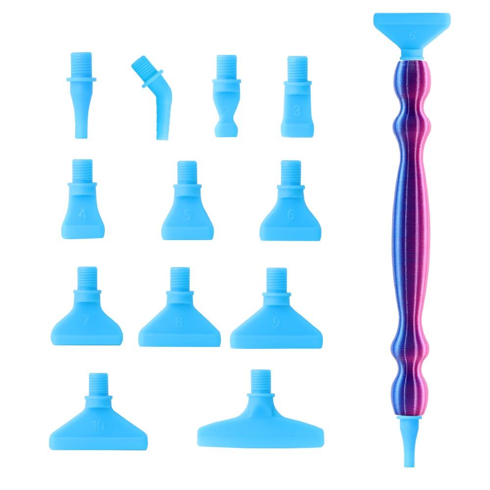 Replacement Pen Heads 5D Diamond Painting Pen Embroidery with Multifunctional Tips Point Drill Pens DIY Craft Cross Stitch