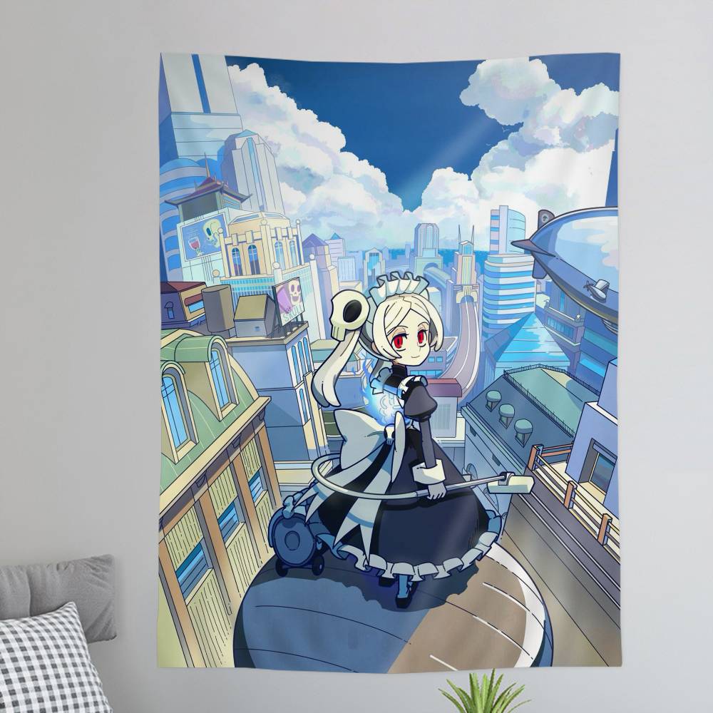 Game MMarie SkullGirls DIY Wall Tapestry for Living Room Home Dorm Decor Wall Art Decor