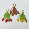 Tomato Cherry Keychain Elegant Bag Pendant Cute Fruit Bag Charm  Girls