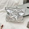 Gesteppte Herz-Handtasche im koreanischen Stil: Multifunktionales Make-up-, Hautpflege- & Münzportemonnaie