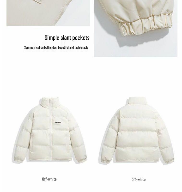 2025 Winter Women's Petite Loose-Fit Down Cotton Jacket - Casual Short Style