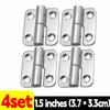 Stainless Steel Hinges Door Connector Universal Furniture Drawer Cabinet Fitting Hinge Detachable Furniture Hardware Accessories