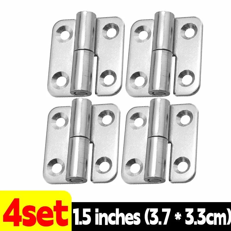 Stainless Steel Hinges Door Connector Universal Furniture Drawer Cabinet Fitting Hinge Detachable Furniture Hardware Accessories