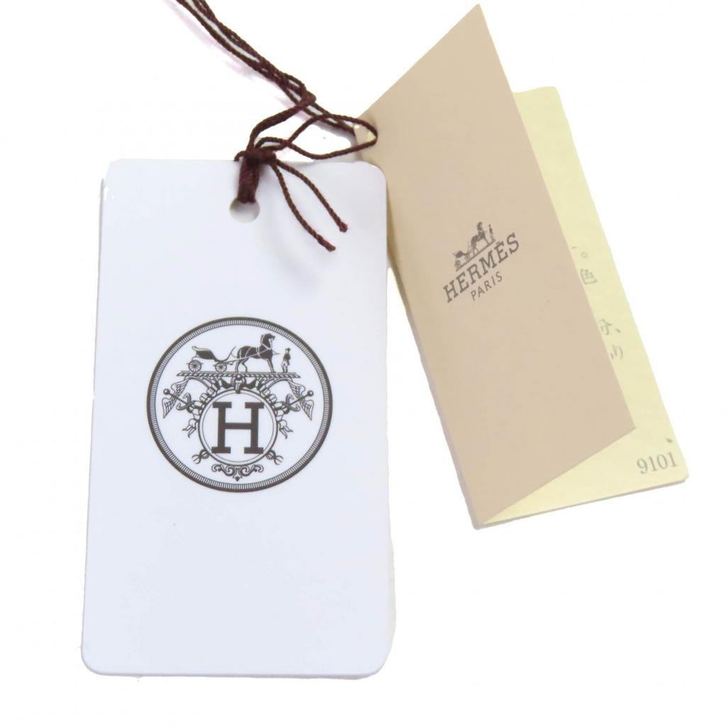 Pristine HERMES Boride pouch mini mini H logo embroidery leather Orange Used