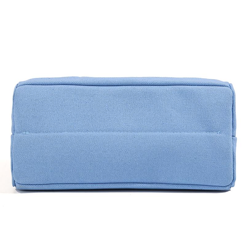 Canvas Multi-compartment Handbag Women's Shoulder Crossbody Bag