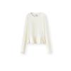 Semir Women's Ruffle Hem Slim Fit Thermal Long Sleeve T-Shirt