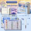 Moyu Watercolor & Acrylic Travel Sketching Set: Portable Palette, Drawing Board, and Book for Painting and Sketching.