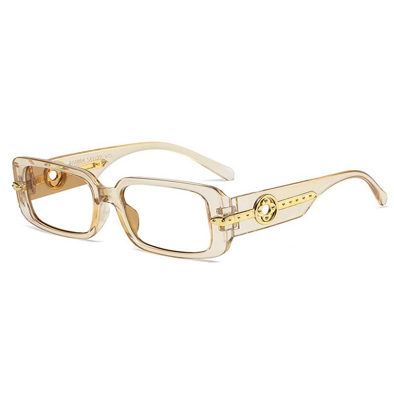 

Vintage Rectangle Frame Reading Glasses Brand Designer Small Eyeglasses Classic Black Square Presbyopia Glasses For Men UV400 Original lens 0