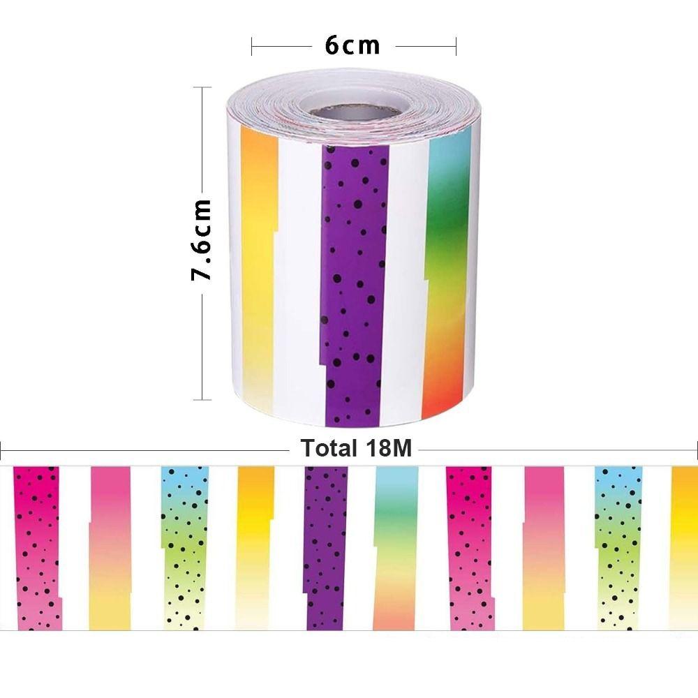 7.6cm x 18M Chalkboard Bulletin Board Border Paper Border Classroom Decors  Handmade Crafts