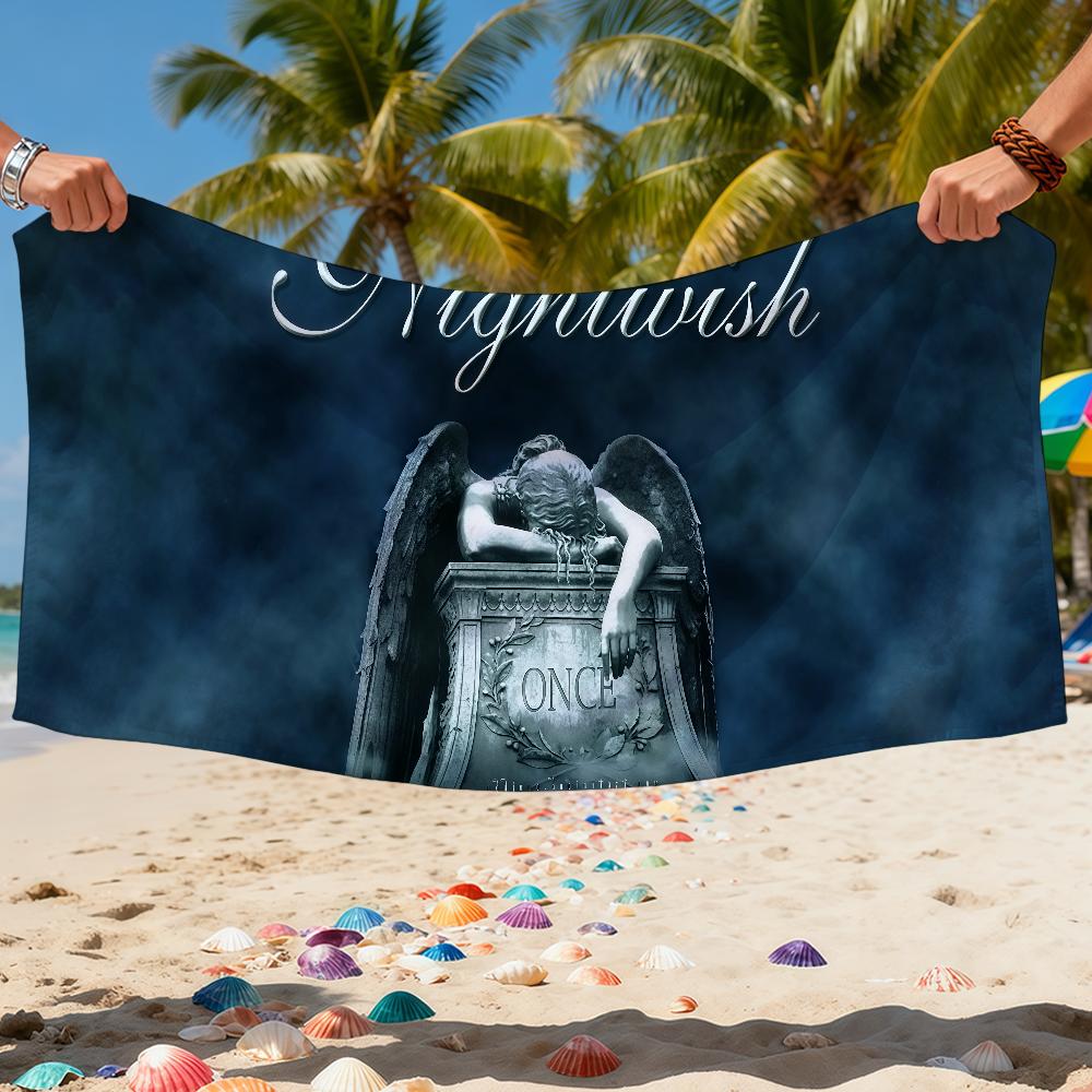 Towel Beach Bath Band Quick-Drying ALBUM Lightweight Nightwish Portable Sauna Camping Swim Pool Travel