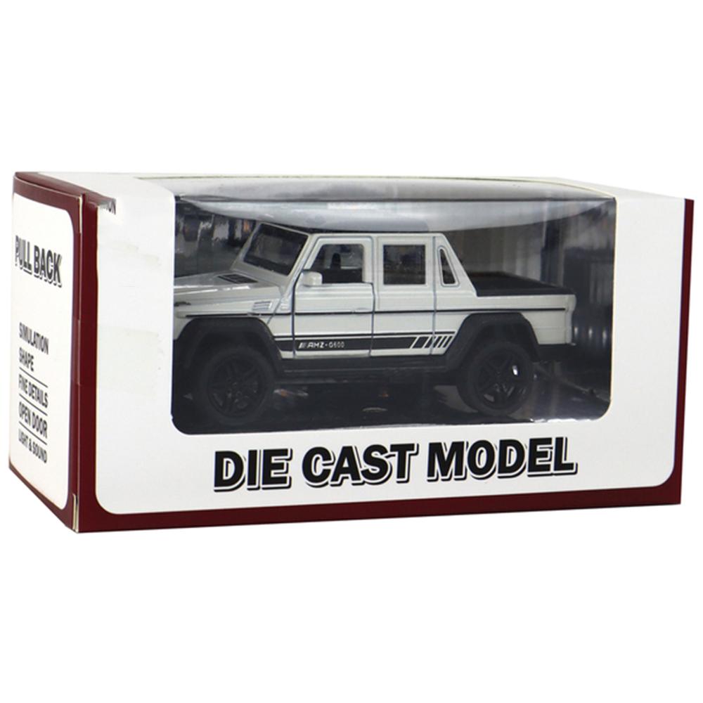 1/36 Pickup Truck Off-road Vehicle Cargo Car Alloy High-end Car Ornament Car Model Children's Toy Pull Back Car