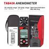 Portable Digital Anemometer Handheld Wind Speed Meter Compatible for Measuring Temperature WindChills with Backlamp LCD