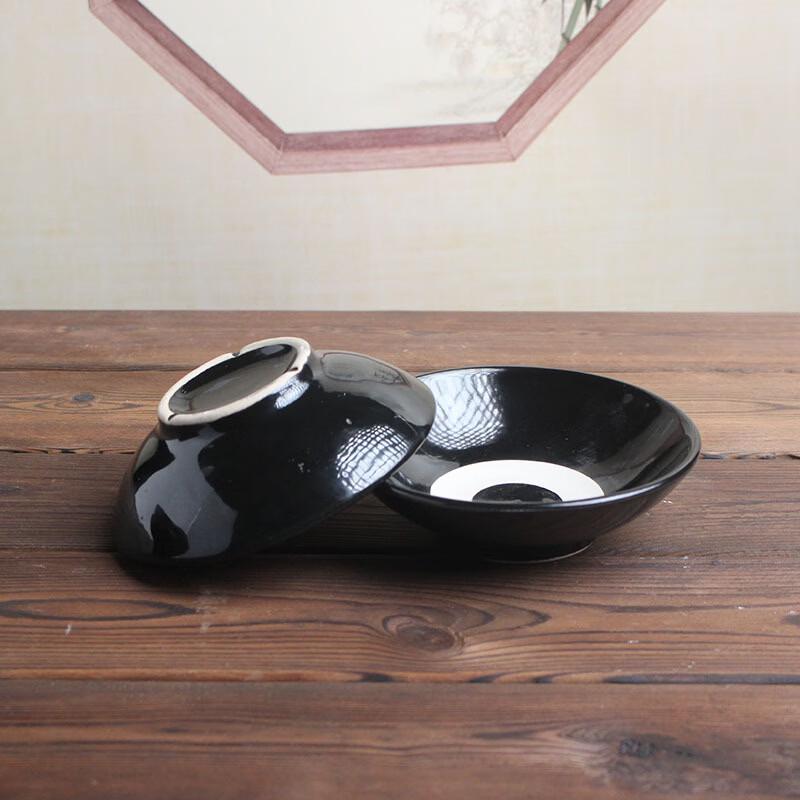 

Antique Earthenware Wine and Food Bowls Set