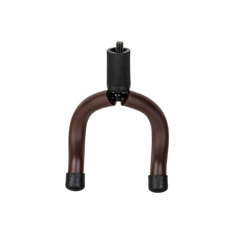 Black Guitar Wall Hook Handcrafted Wood Texture Musical Instrument Hanger Suitable for Music Rooms and Decorating