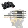 Magnetic Bits Holsters Hold 4 Drill Tips Magnetic Drill Bit Holder Drill Bit Sleeve Organizer for Impact Drivers and Drills
